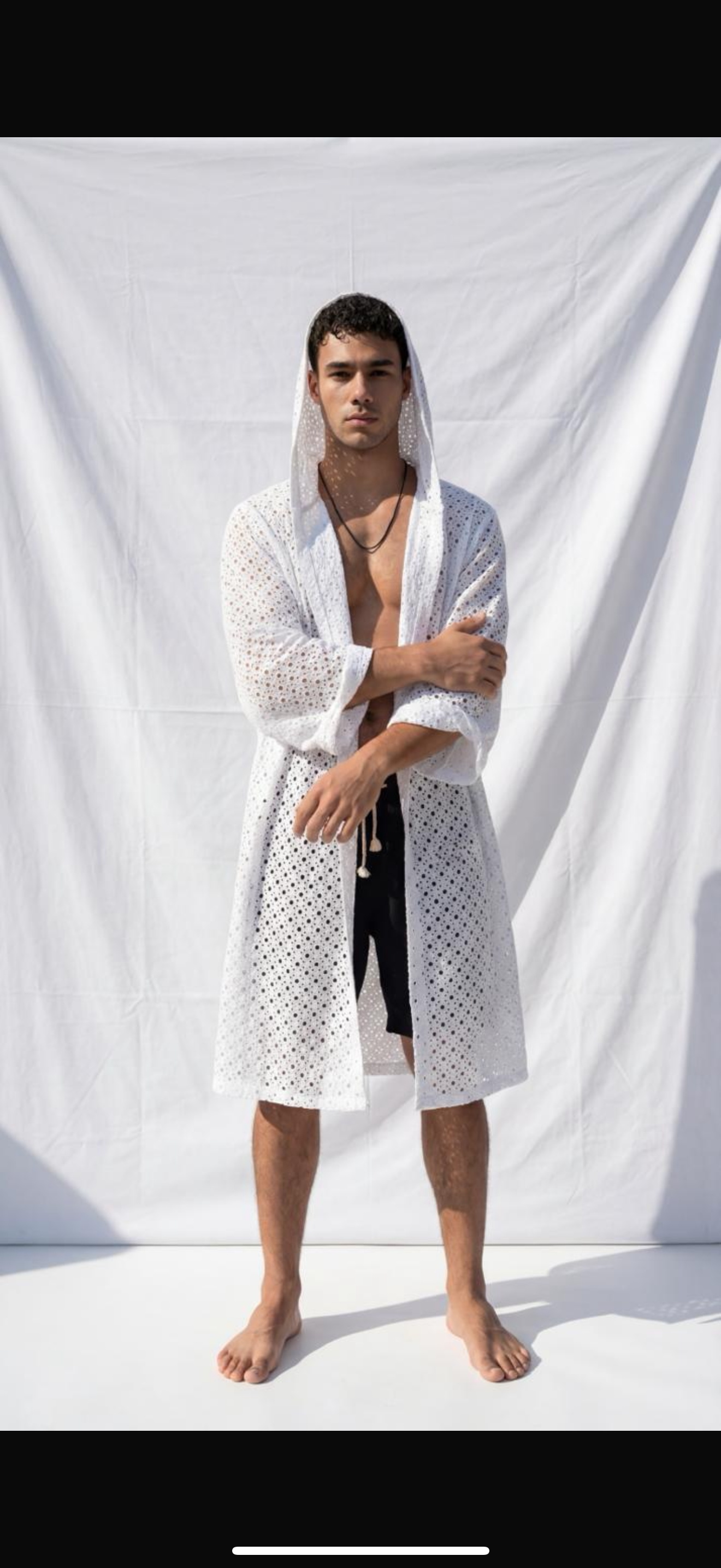 קימונו- WHITE LIAN KIMONO