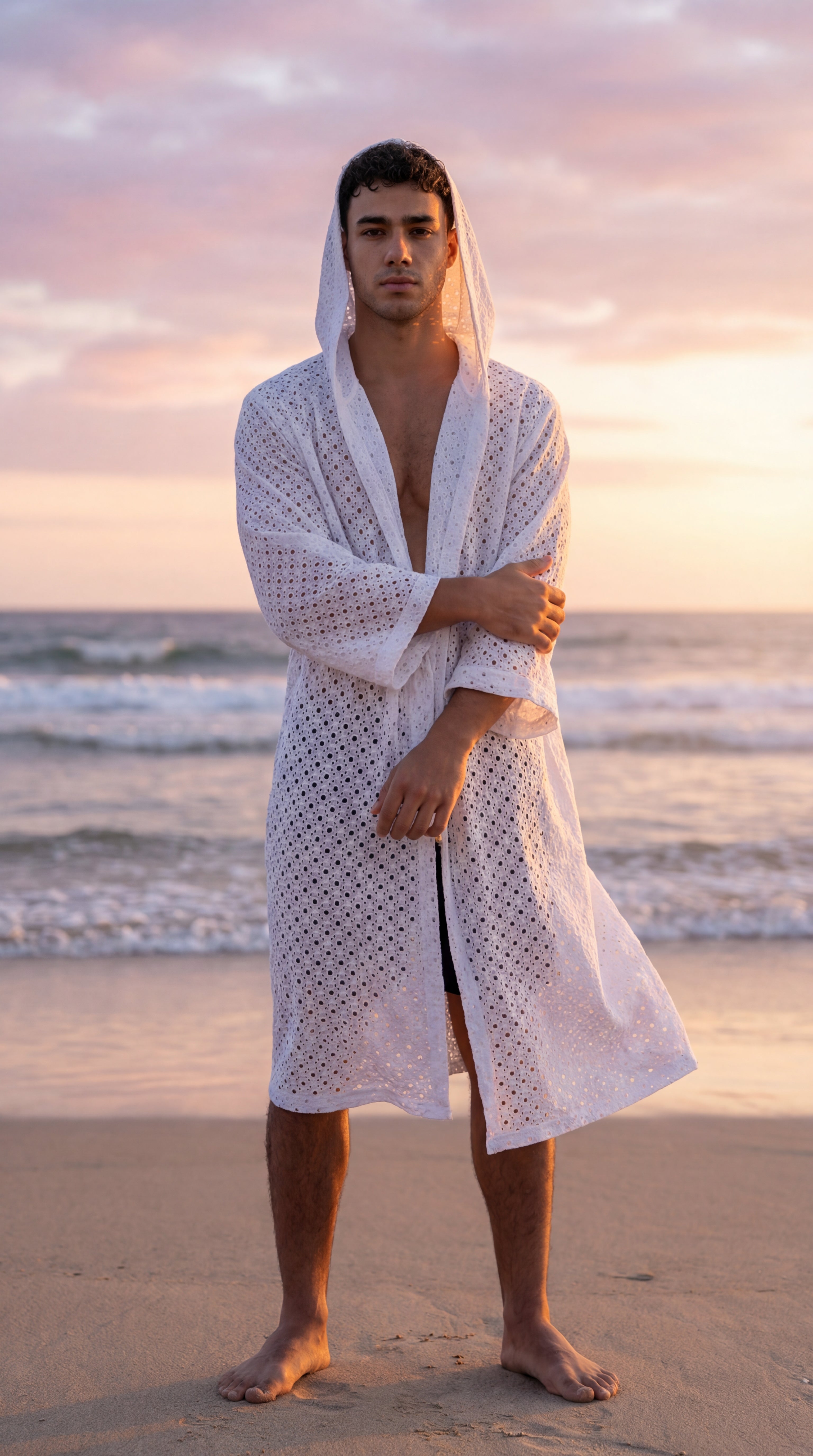 קימונו- WHITE LIAN KIMONO