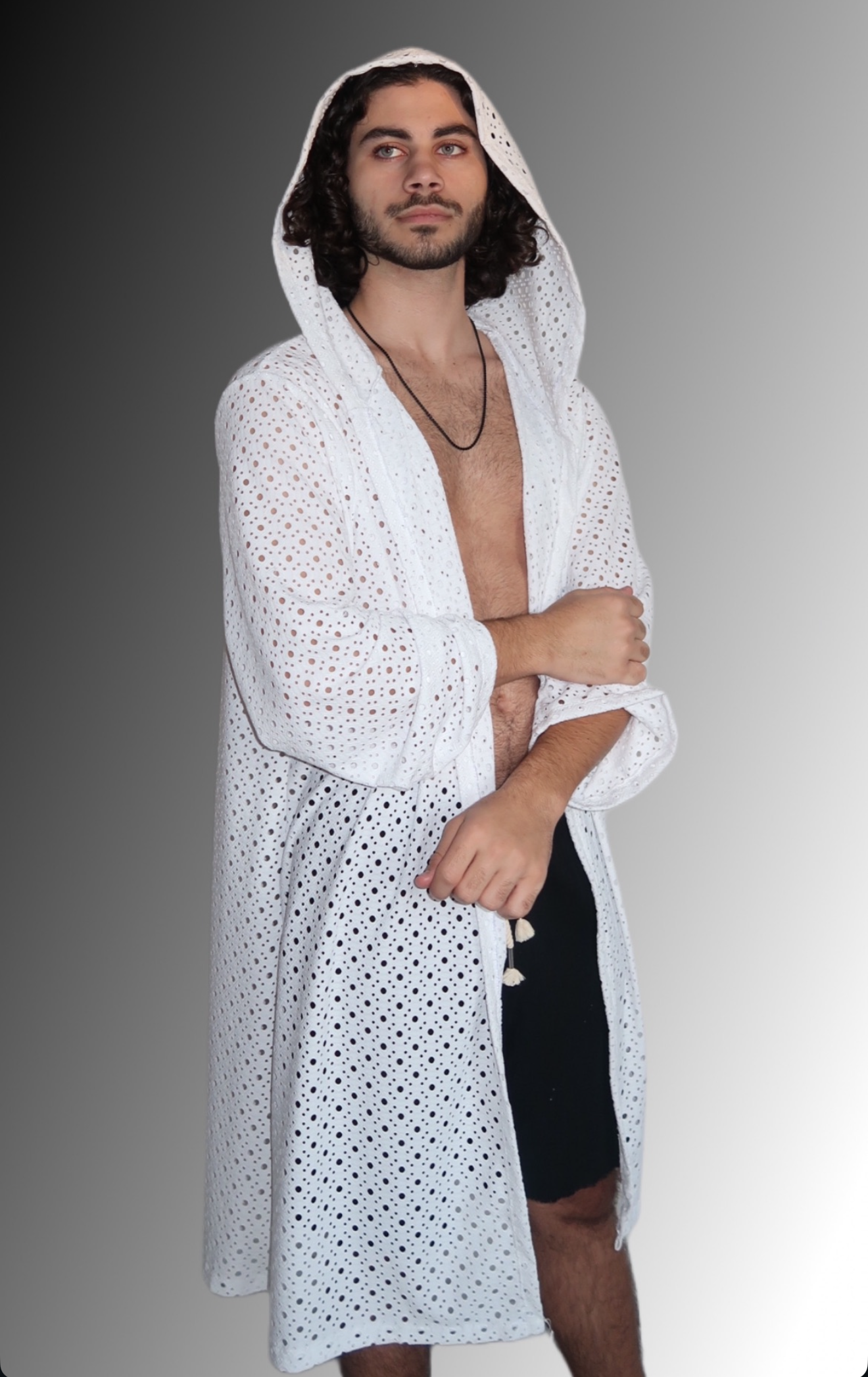 קימונו- WHITE LIAN KIMONO