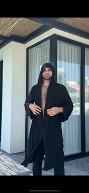 קימונו- BLACK DARK KIMONO