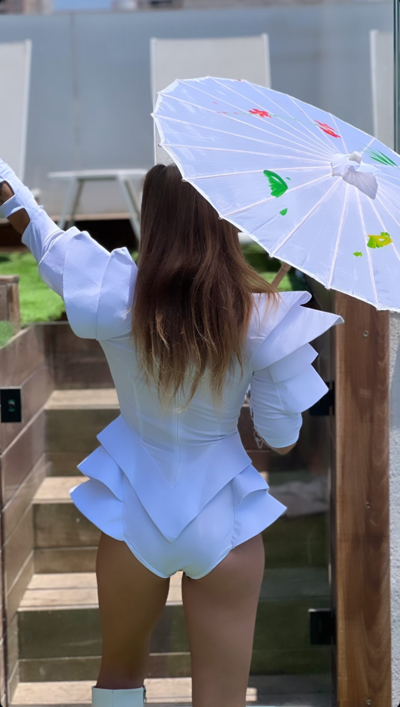 בגד גוף- WHITE PRINCESS BODYSUIT