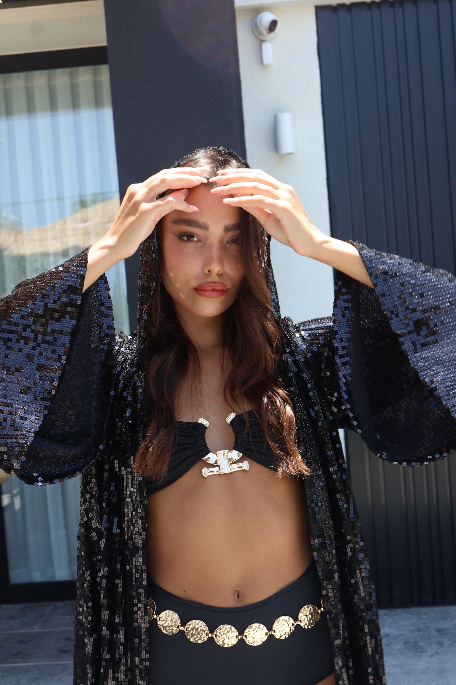 קימונו- BLACK AURA