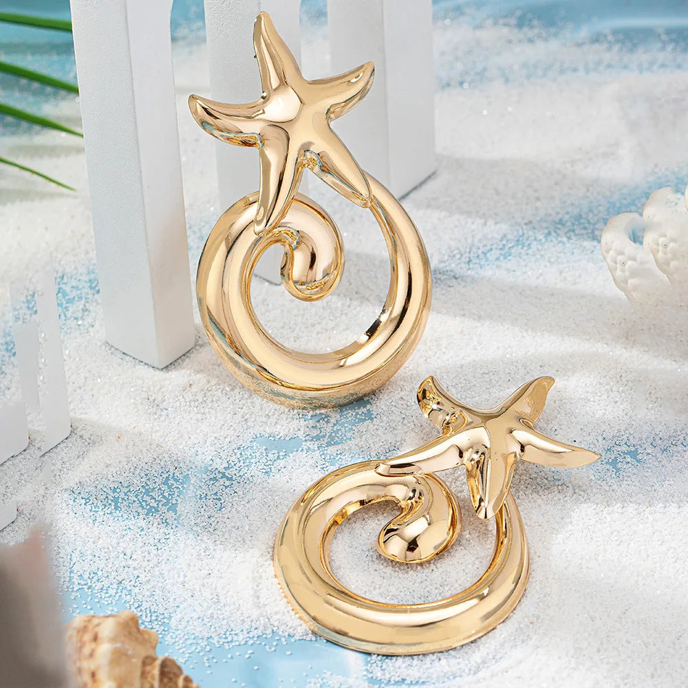 עגילים- GOLDEN FLOW