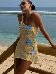 SUNSET BLOOM DRESS- שמלה