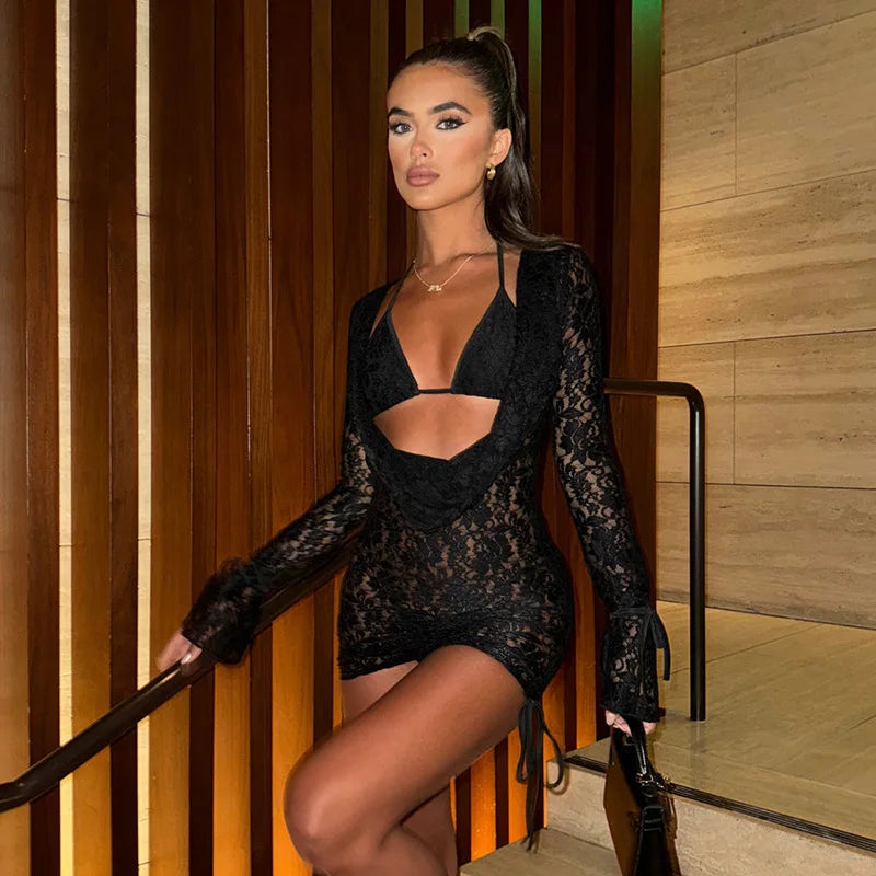 OCEAN LACE SET- סט