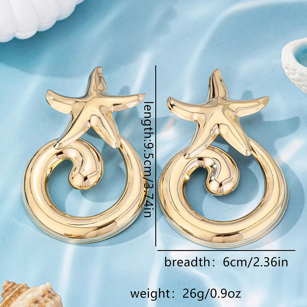 עגילים- GOLDEN FLOW