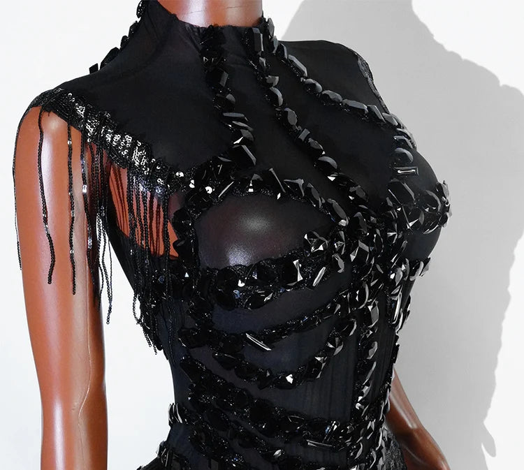 בגד גוף- DARK GLAM BODYSUIT