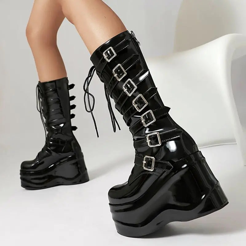 מגפיים- MIRROR SKY BOOTS