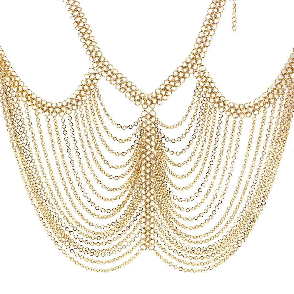 שרשרת גוף- AFRICAN NECKLACE