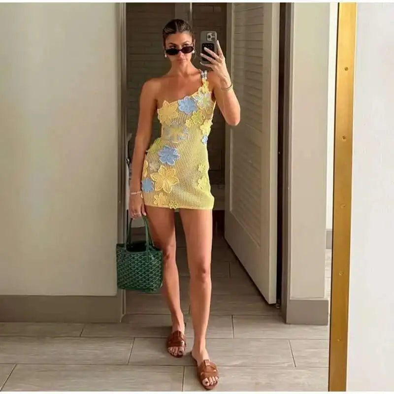 SUNSET BLOOM DRESS- שמלה