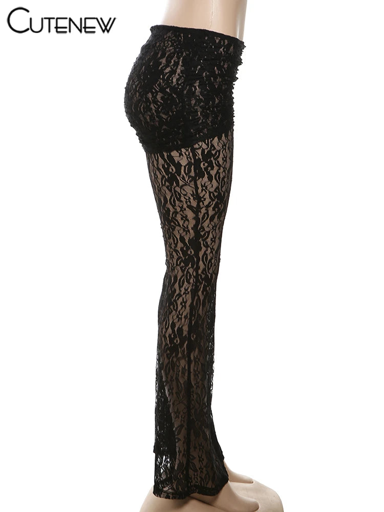 מכנס- CHIC LACE PANTS