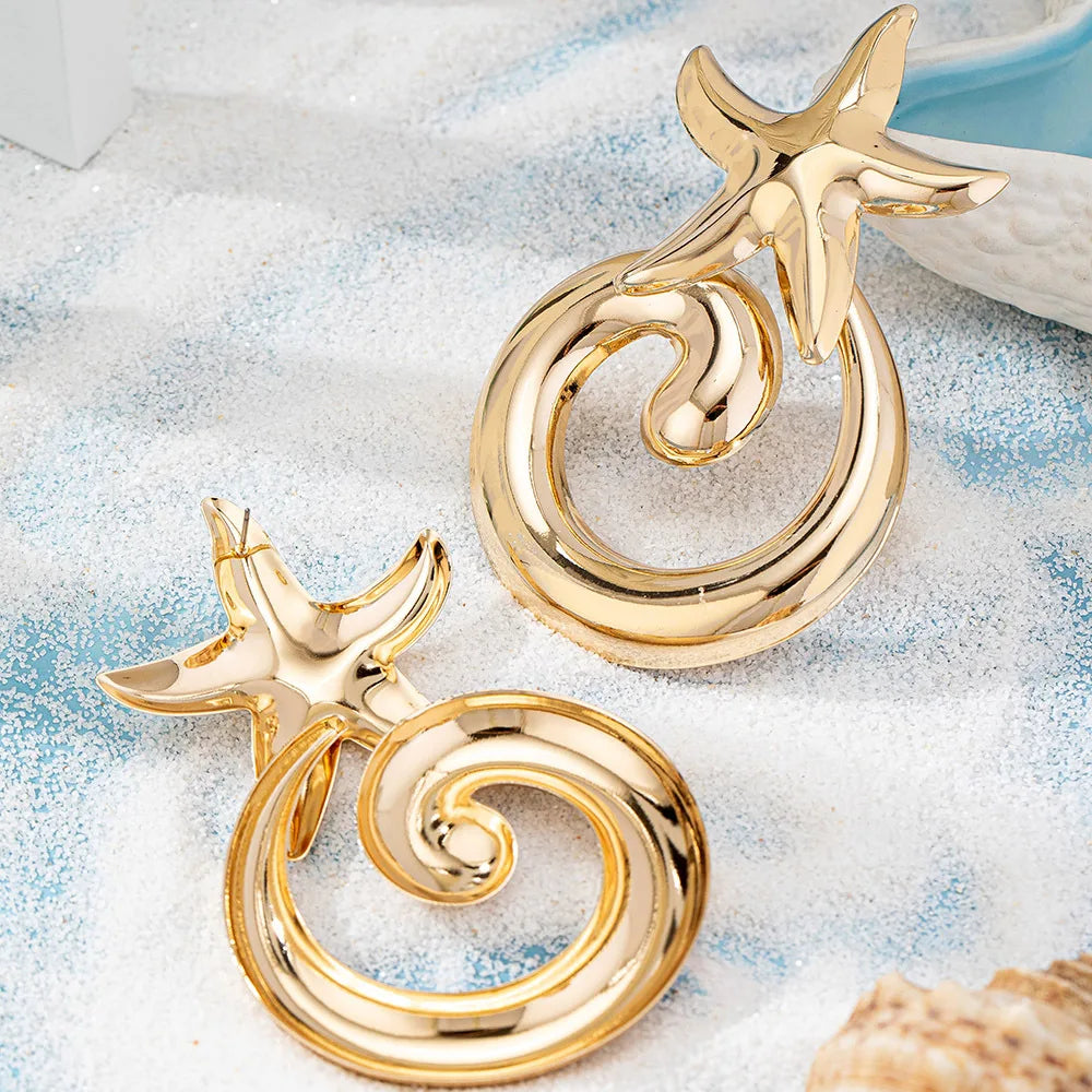 עגילים- GOLDEN FLOW