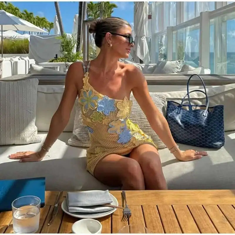 SUNSET BLOOM DRESS- שמלה