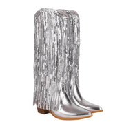 מגפיים- WILD FRINGE BOOTS