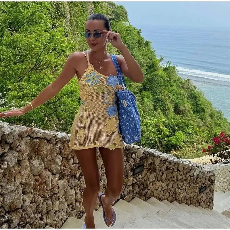 SUNSET BLOOM DRESS- שמלה