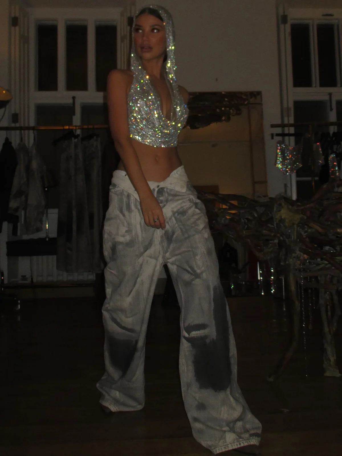 טופ- URBAN HOOD TOP