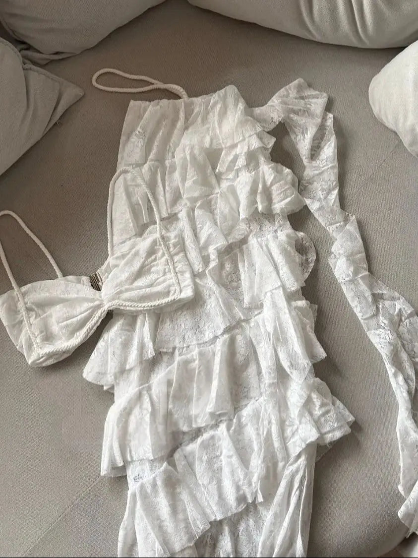 MYKONOS LACE SET- סט
