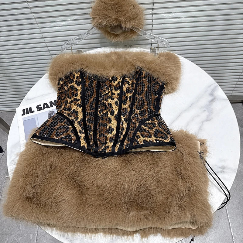 סט- LEOPARD GODDESS SET