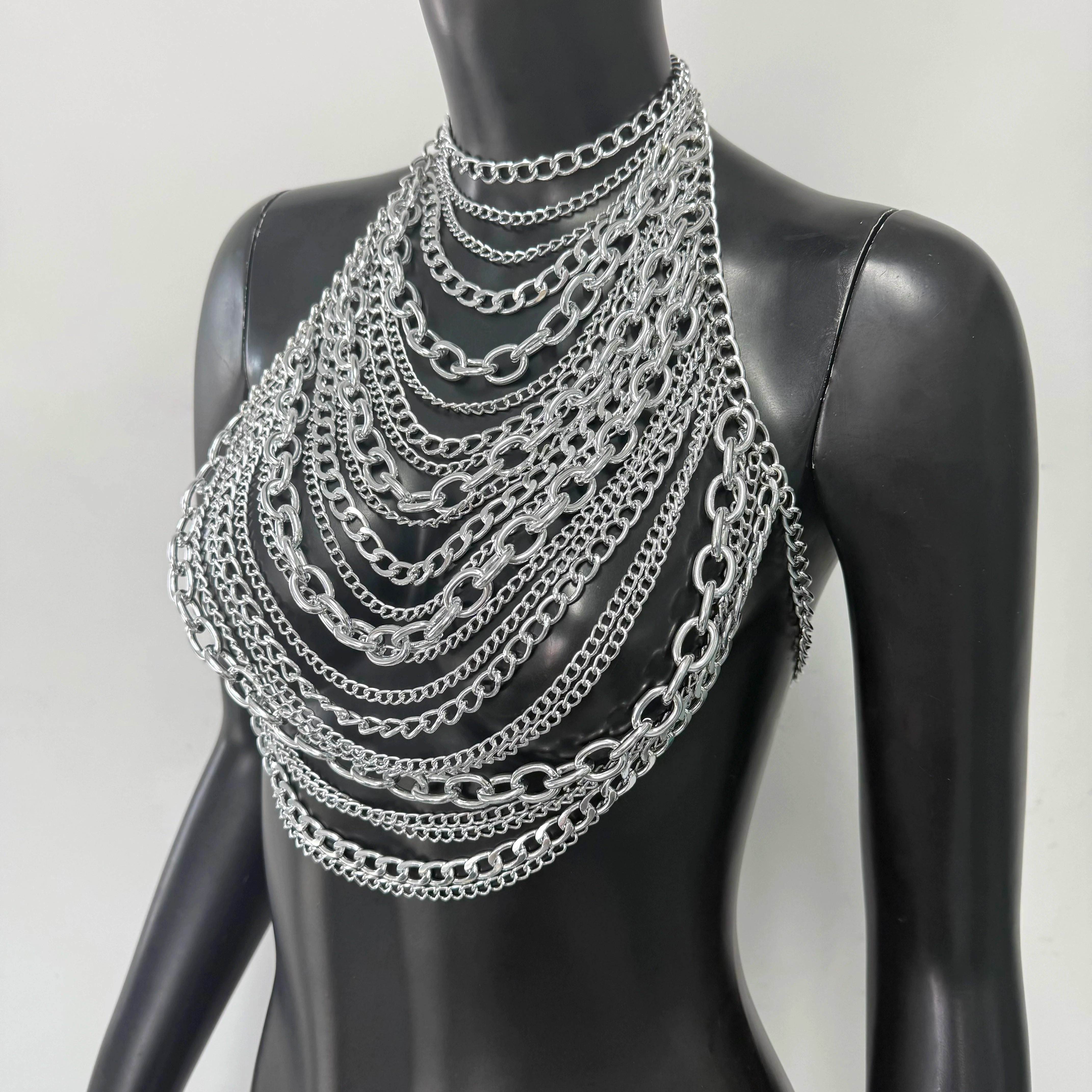 שרשרת טופ- SILVER LABAL