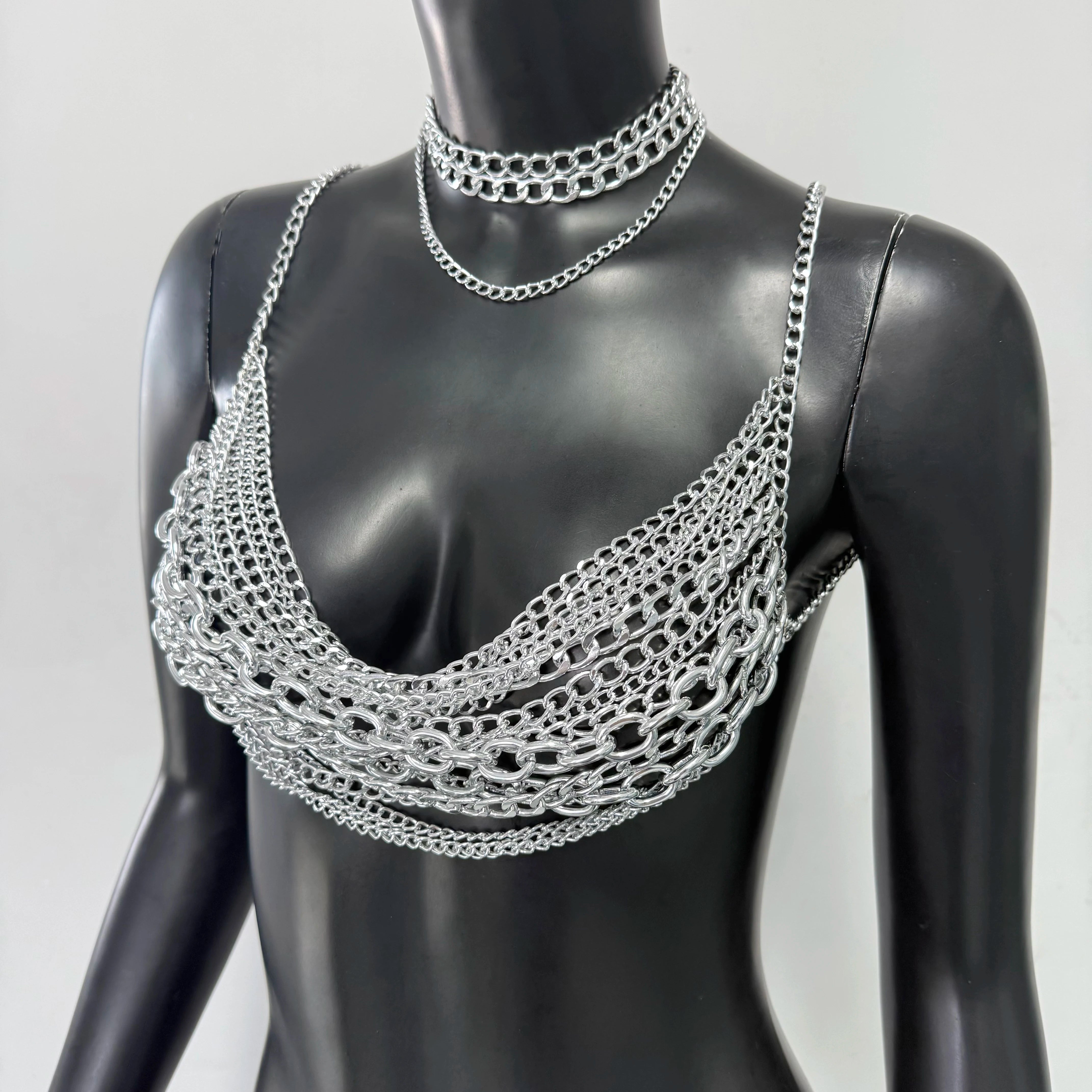 שרשרת טופ- SILVER LABAL