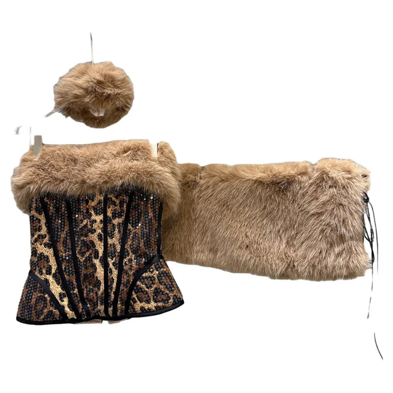 סט- LEOPARD GODDESS SET