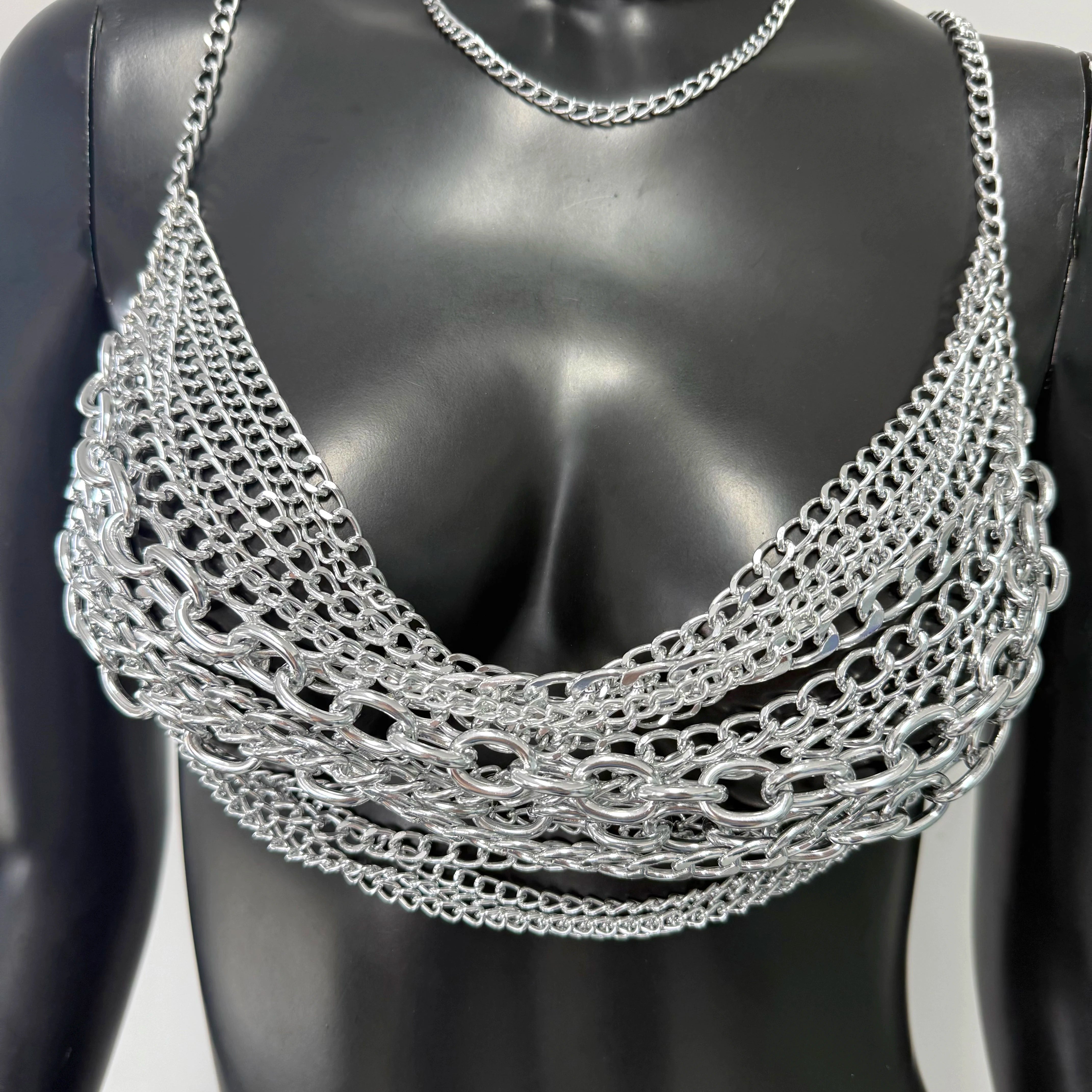 שרשרת טופ- SILVER LABAL