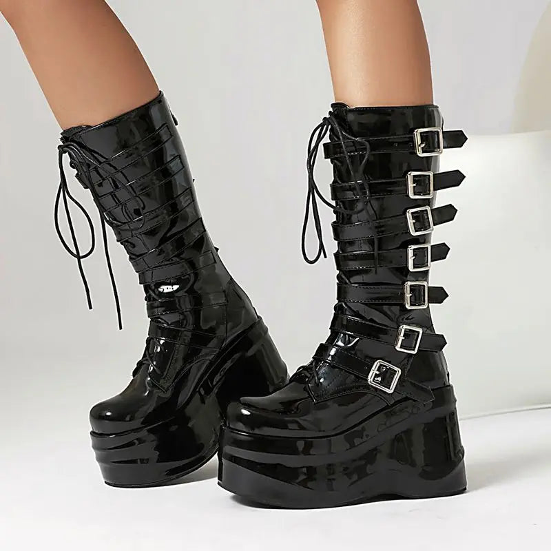 מגפיים- MIRROR SKY BOOTS